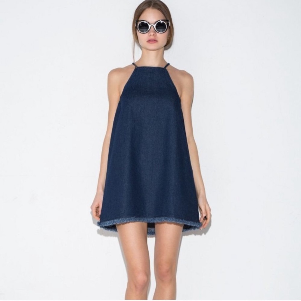 NWT J.O.A. Denim Mini Dress